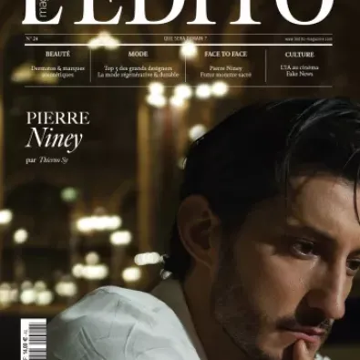 Pierre Niney par Thierno Sy pour l&apos;Edito Magazine - Cover