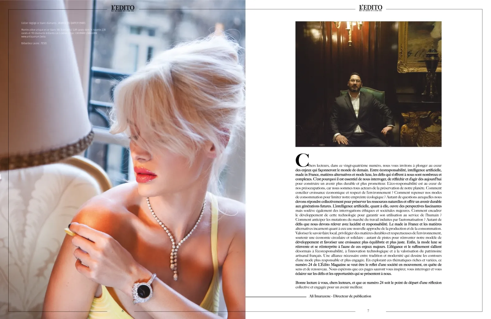 Sommaire - L'Edito Magazine Numéro 24