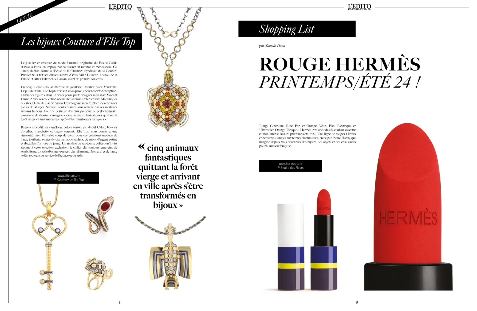 Sommaire - L'Edito Magazine Numéro 24