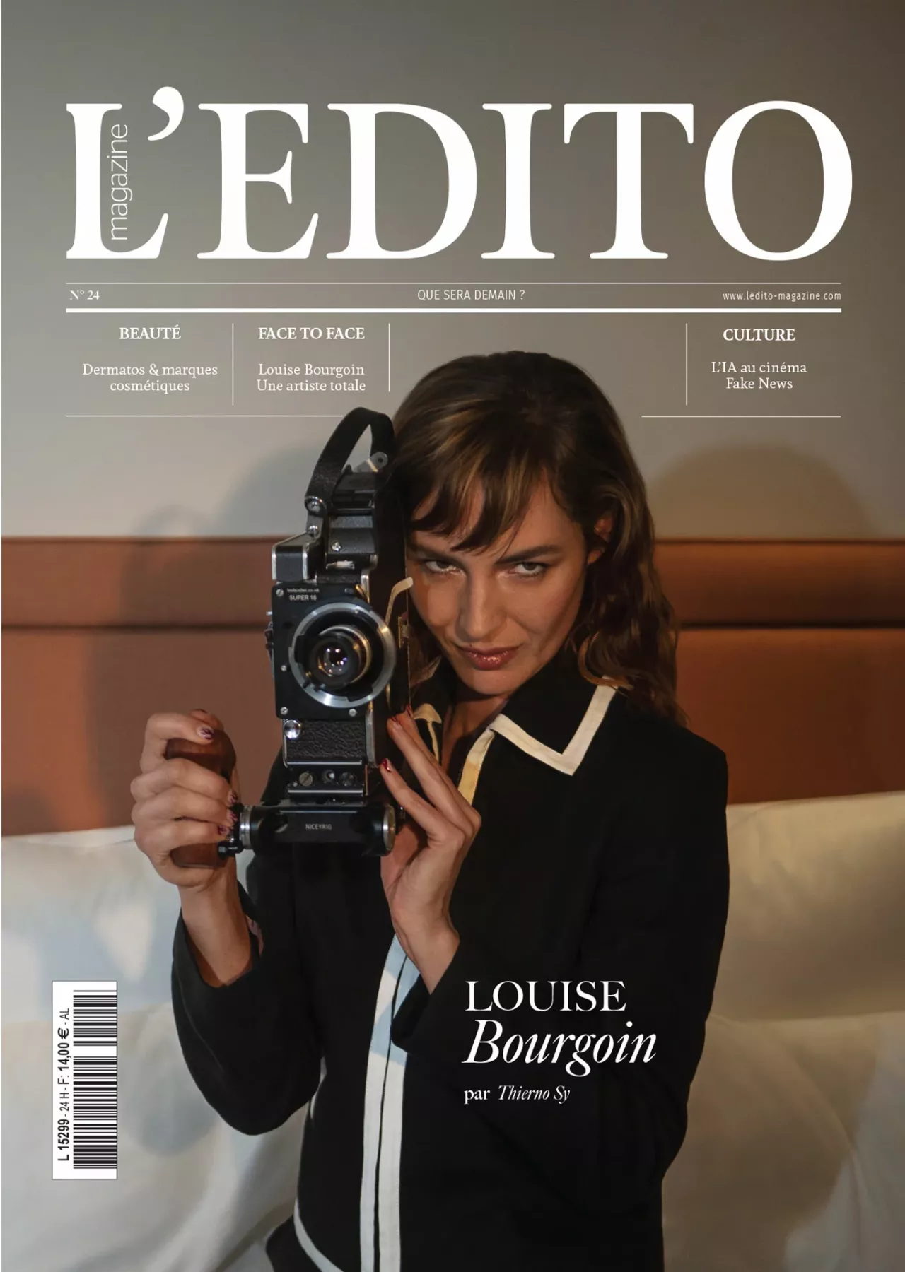 Louise Bourgoin par Thierno Sy pour L'Edito Magazine